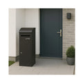 Modern Large Galvanized Outdoor Free Standing Garden-Parcel-Box Waterproof Steel Postbox Mailbox for Home Use