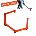 WIN-WIN ABS Injection Plastic 7 Section Hockey Puck Control Training Equipment Ice Hockey Stickhandling Tools Aids Youth S001/2