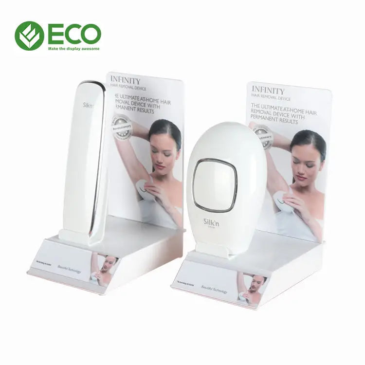 Custom Foldable Modern Acrylic Counter Display Stand for POS Advertising Care Products