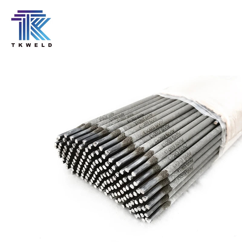 Good Quality TKweld E6013 Low Carbon Steel Non Corrosive Rutile Type Welding Electrodes ABS BV Certified for Ship for