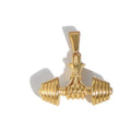 Fashion Sports Fitness Strength Dumbbell Pendants for Jewelry Making Popular Sport Charms for Necklaces Bracelets Making Charms