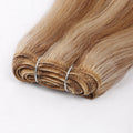 Different Color Single Donor Human Hair Extensions Remy Weft Double Drawn Machine Hair Indian Hair