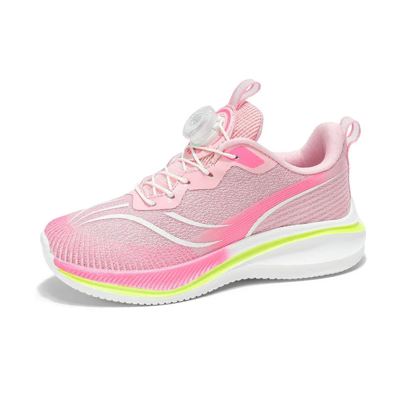 Kids Sports Shoes Children Running Sneakers New Arrival Lightweight Breathable Durable With Twist Lock Design