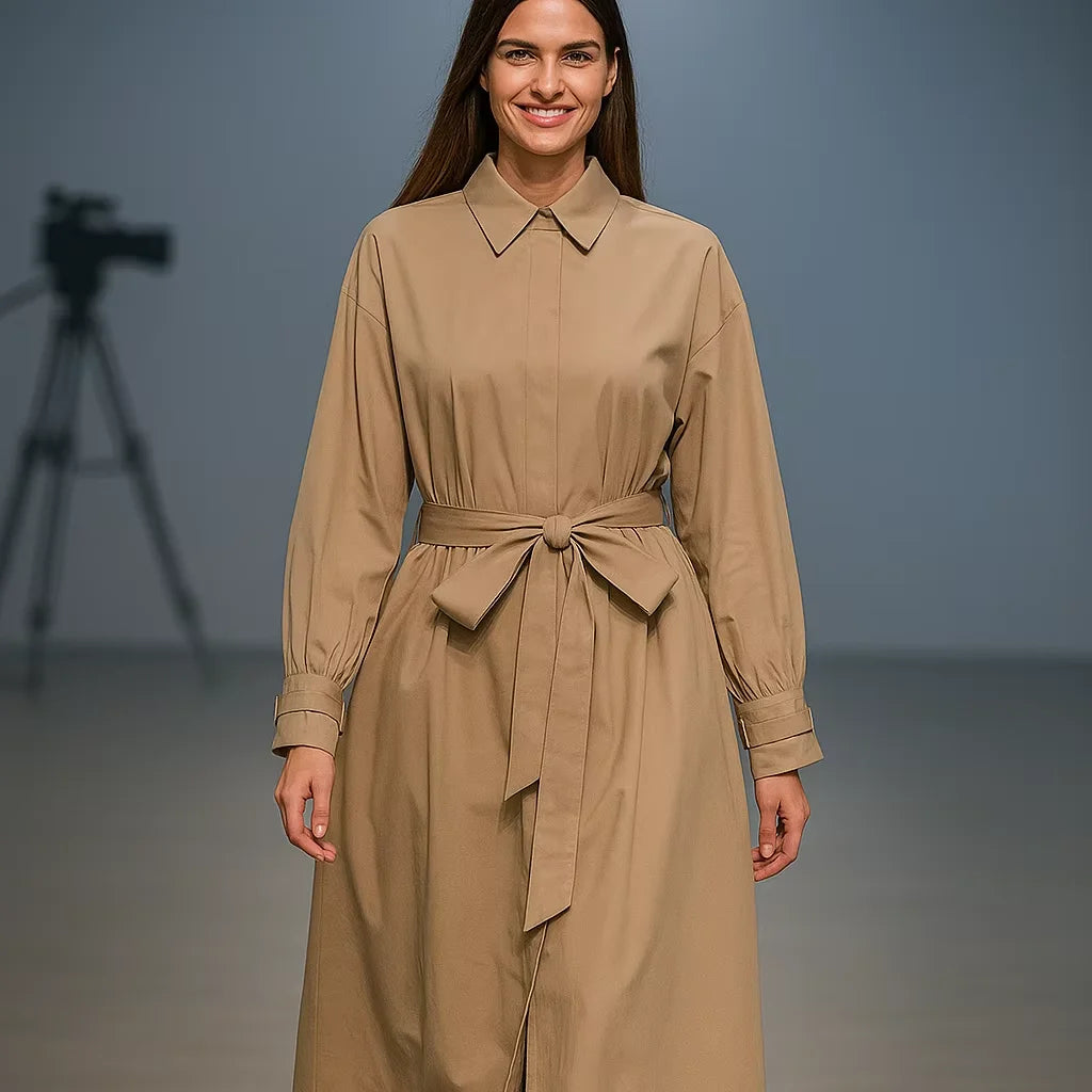 YXD064 Eid Hot-selling Winter Long Dress Stiff Stylish with Shirt Design Modest Customizable High-end Factory Price Wholesale MegaBDM