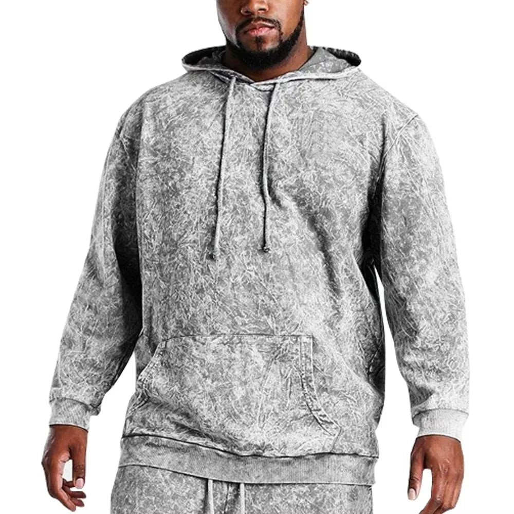 Autumn Season Men's Women's Custom Logo/Oversized Hoodie Sweatpants Jogger Set Heavyweight Fleece Tracksuits-Wholesale