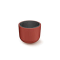 Terracotta-colored planter with reservoir MILLY collection 23.9 x 23.9 x 19.7 cm 7 L capacity.