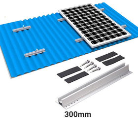 Photovoltaic Mounting Rails Bracket Solar Modules Aluminium Mounting Rail Bracket Kit for Tiled Roofs Roof Mount for Home