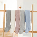Autumn Winter Girls Leggings Pure Cotton Jumpsuit Solid Color Combed Cotton Soft Knit Breathable Casual Long Socks Wholesale