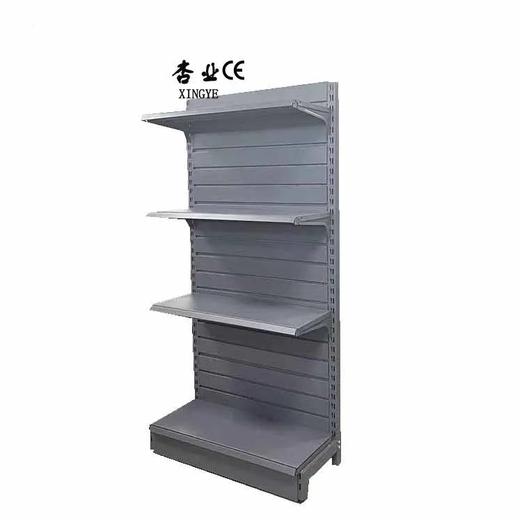 Heavy Duty Supermarket Gondolas Racks Shelves Customizable Color & Size Single-Sided Style for General Store