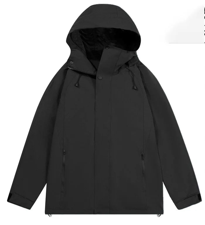 OEM Custom logo Embroidery Printed Design Spring and Autumn Three-in-one Two-piece Set Windproof and Waterproof Outdoor Jacket