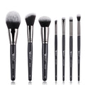 BEILI Private Logo Wood Handle Synthetic Hair Eyeshadow Eyebrow Powder Foundation Brush Set Make up Blending Make up Brush