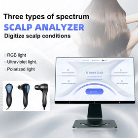 Newest AI Smart Hair and Scalp Analyzer Skin Health Machine Scalp Issues and Conduct Comprehensive Analysis Hair Loss Prevention