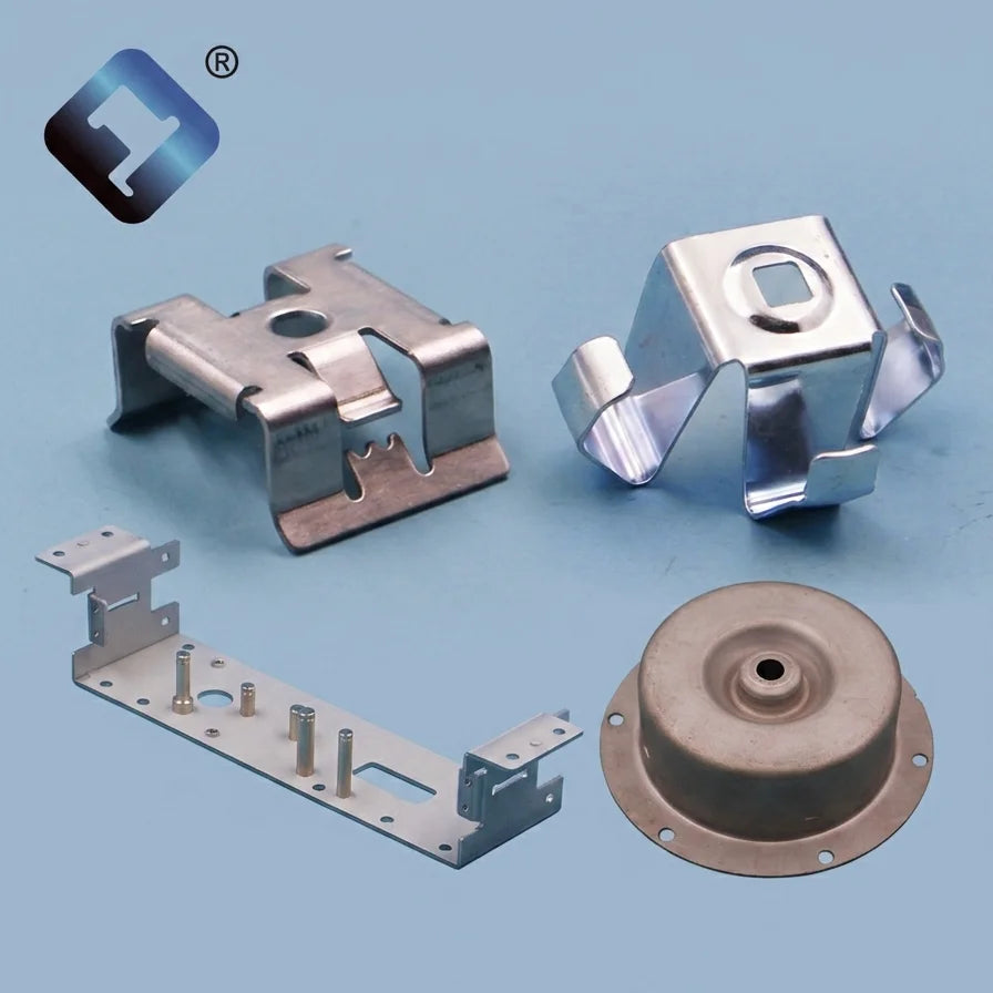 Custom Precision Metal Forming Stamping Services Galvanized Wire Harness Clips Build-to-Print Engineering Factory