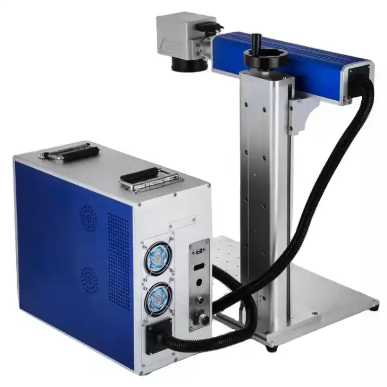 SIHAO Aluminum Material Fiber Laser Engraver 20W Fiber Laser Marking Machine With Computer