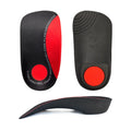 3/4 Length Orthopedic Insoles-EVA Sport Insoles with Arch Support Heel Inserts for Flat Feet.
