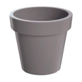 LEXO ROUND 92L. planter dimensions (mm) 600x600x550 color Stone Grey