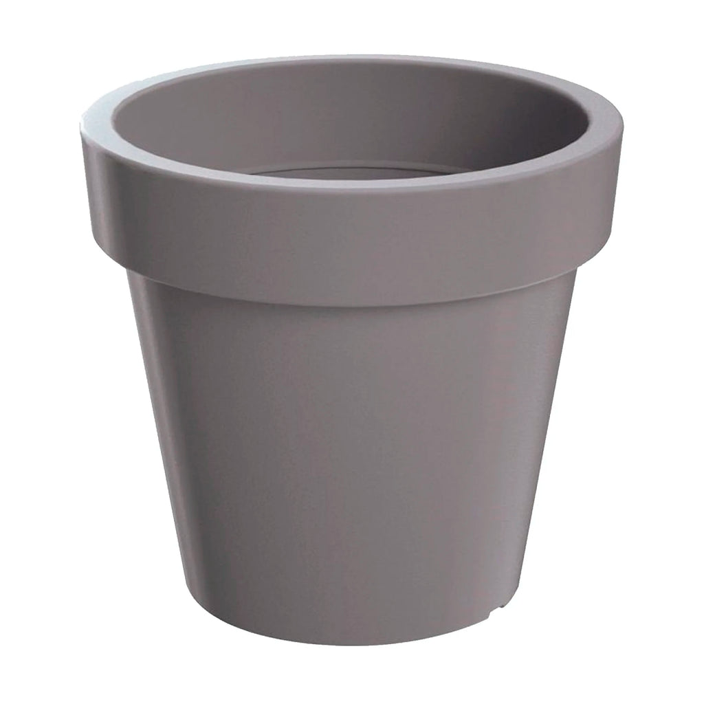 LEXO ROUND 92L. planter dimensions (mm) 600x600x550 color Stone Grey