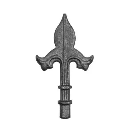 140x80mm Forging Steel Spear Tips Arrowhead for Gate Fence Railing Handrail Balustrade
