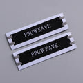 Fast Shipping Custom Durable Woven Clothing Labels Big Name Logo Design Foldable Cloth Labels