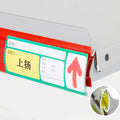 Hookei Supermarket PVC Plastic Sign Grip Strip Adhesive Sign Grip for Retail Store Shelf Talker