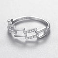 New Arrival 925 Sterling Silver Design Personality Ring Luxury Cubic Zirconia Rings Fashionable Rings