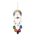Custom Sun Catcher Wind Chime for Wedding Favors Party Decor | Natural Crystal Agate Dreamcatcher MegaBDM