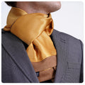 Exve Exclusive Elegant Double-Sided Gold Camel Self-Patterned Jacquard Woven Turkey Origin Scarf Hat & Glove Sets