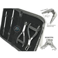 Professional Hair Extension Tools Kit Loop Needle Pliers & Pulling Hook Set for Micro Ring Beads and I-Tip Hair Extensions