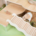 Original Design Eco-friendly Solid Wood Hamster Platform Waterproof and Chew-resistant