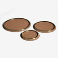 T-172Durable Jewelry Display Leather Tray Home Decoration Beautiful Dubai Diner Luxury Metal Bathroom Tray