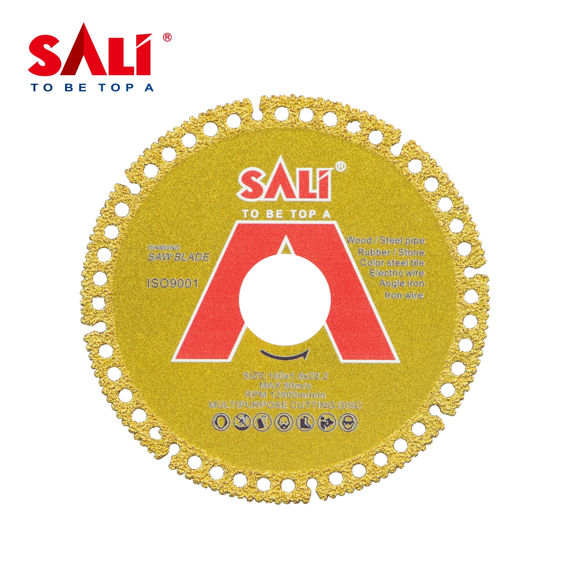 SALI 115*1.2*22.2 mm Multi-fuctional Diamond Saw Blade for Wood or Ceramic or Steel