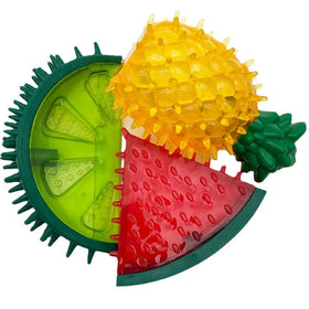 Hot Sell Cooling Dog Chew Toy Lemon Pineapple Watermelon Design Pet Chewing Toy Summer Toys for Pet