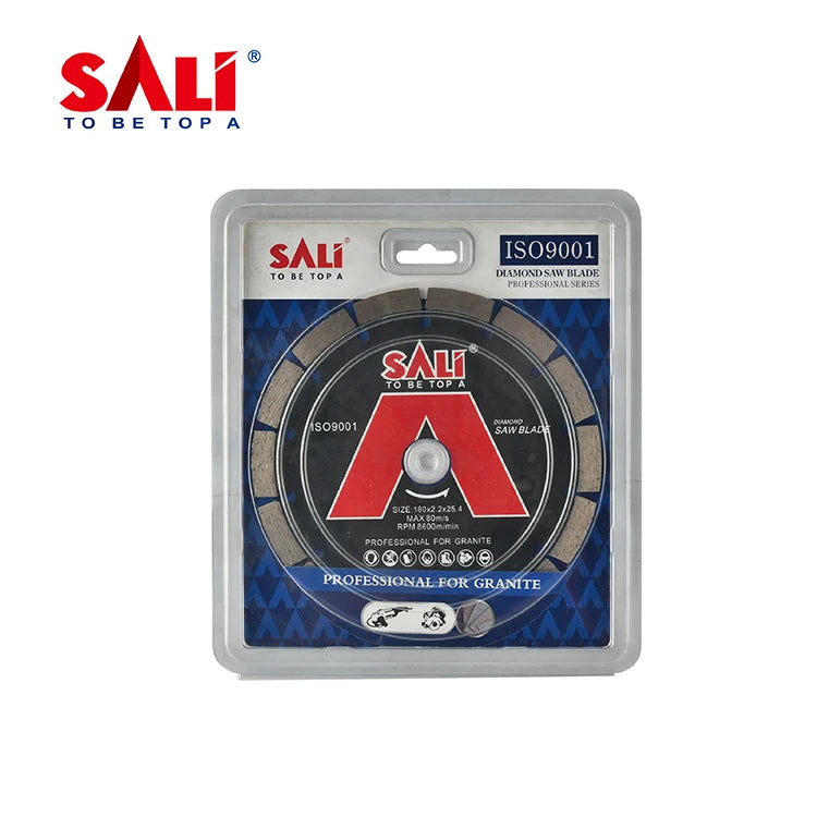 SALI 4.5in Diamond Cutting Disc Cold Pressed 65MN Steel Professional Diamond Saw Blade for Granite Hard Brick Stone