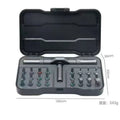 24 in 1 Household Tool Multifunctional Magnetic Ratchet Screwdriver Set for DIY PC Desk Watch Mini Repair Tool Kit