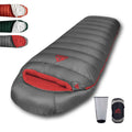 Outdoor Camping Waterproof Windproof Duck DownLightweight Envelope Sleeping Bag QEZER for Adults Cold Weather 2 Season -10â„ƒ