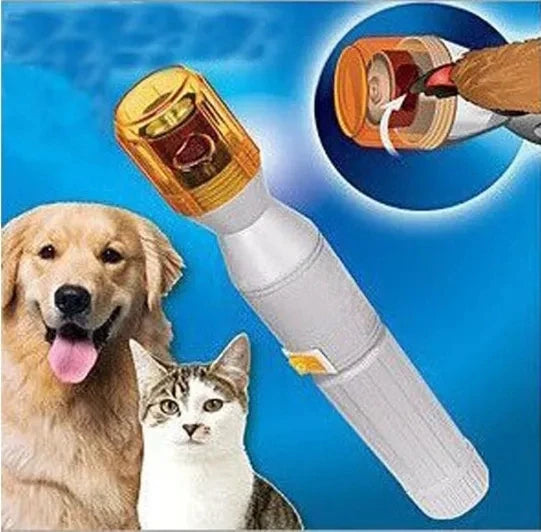 Auto Electric Dog Nail Clippers Trimmer Gentle Claw Paw Care Grinder Drill File Kit Nail Gentle Wheel Manicure Pedicure Tool Set