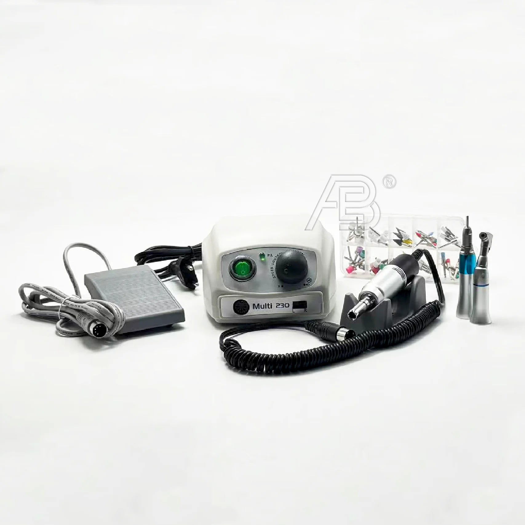 Aobol Professional Electric Micro Motor WM-230 65W 35K RPM 110V/220V Input Multiple Handpieces Optional