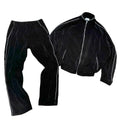 Custom Design & Color Active Wear Velvet Tracksuit for Women 2 Piece Set Maternity Printed 100% Cotton