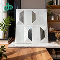 AISEN DECOR Wholesale New Design PET Mirror Gold Wall Decorative Tiles 3d PVC Luxury Interior Plastic 3d Texture Pvc Wall Panels