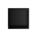 US Stock 12x12" Square Black Recessed Shower Niche Frameless Design for Bathroom