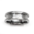 TG Classic Style Tungsten Ring Blank Core with Channel Setting for Engagement Wedding Rings