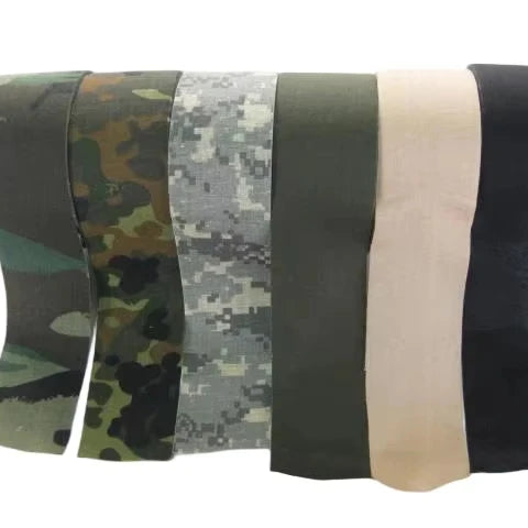 Strong Adhesive Eco-Friendly Print Camo Wrap Tape 5cm Width Duct Cloth for Outdoor Hunting Camping