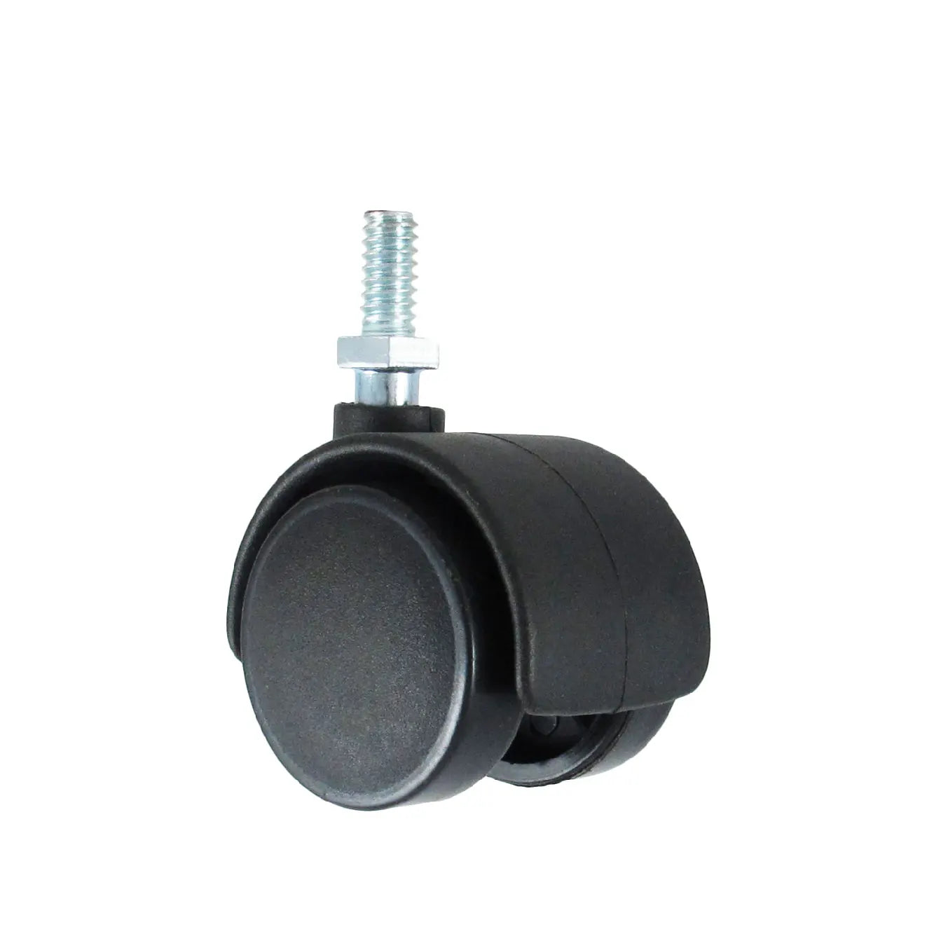 Modern 30mm PP Caster Wheel M6 Threaded Stem Small Replacement for Hospital Living Room Dining Area Supermarket Bedroom Use