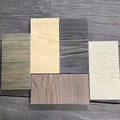 Durable Outdoor Waterproof Decking Tiles Natural Wood Grain Pattern for Patio Swimming Pool Floor Garden Hall Made PU Material