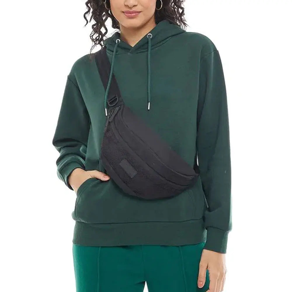 Women Solid Winter Pullover Hoodie Cotton Fleece Relaxed Fit Casual Sweatshirt for Private Label OEM Bulk Manufacturing
