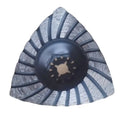 Triangle Diamond Grinding Tool for Oscillating Multi Tool 80x80mm Metal Bond Turbo Segment for Corner Grinding
