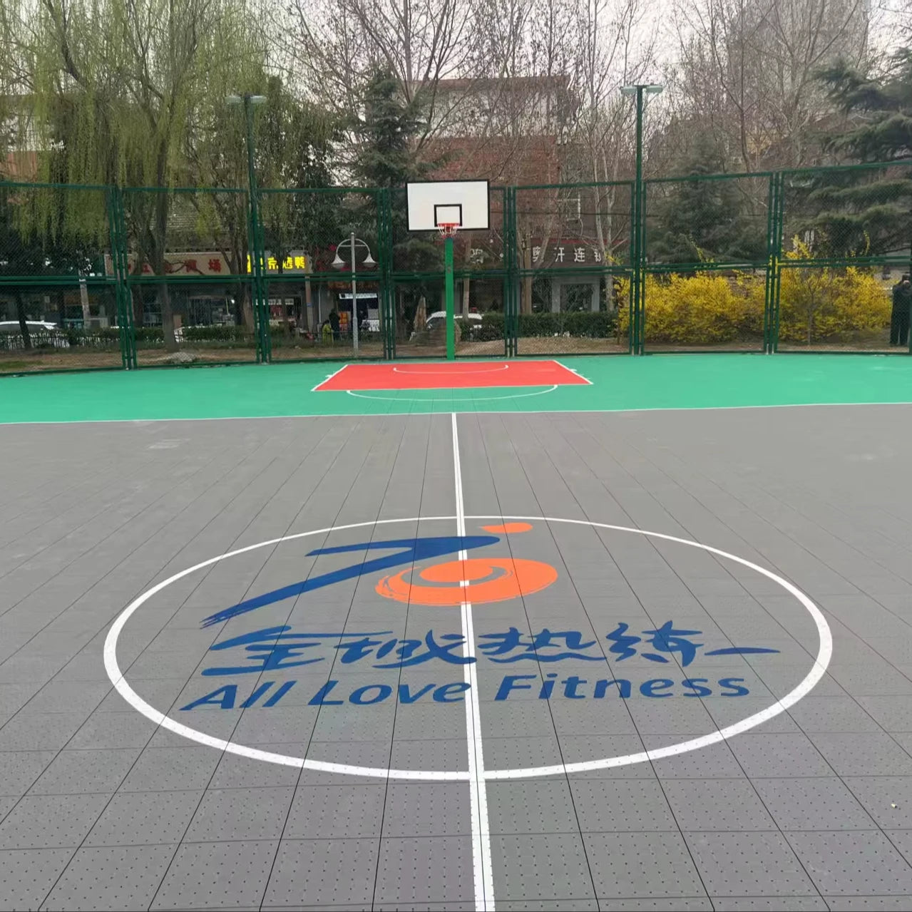 Enlio SES Rubber Battle III ProCourt System - FIBA 3x3 Certified Outdoor Multi-Sport Flooring 100% Recyclable