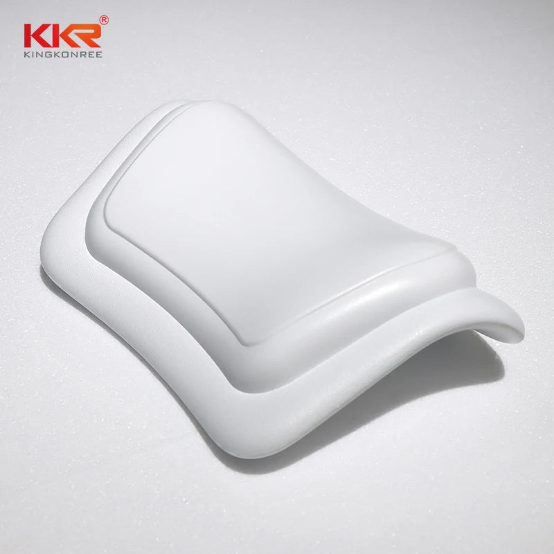 Hot Sale PU Eva Material Spa Bath Pillow White Black Bathtub Headrest
