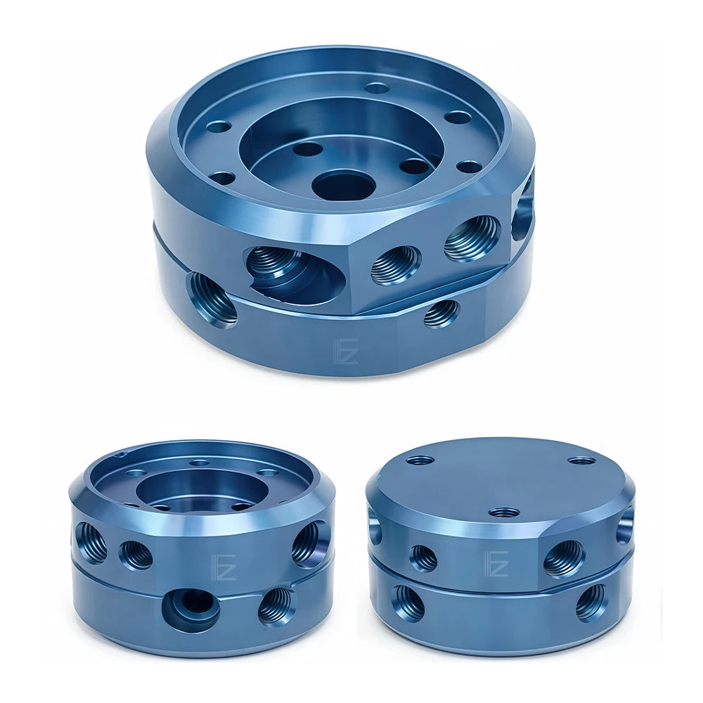Metal Fabricated Parts CNC Rapid Prototyping Machining Services Black Anodized Metal Parts Metal Kit CNC Milling POM PEEK Parts
