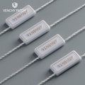 Customizable Hang Tag Plastic Seal Strings Factory-Made Garment Plastic Rope Seal for Clothing Hang Tag String